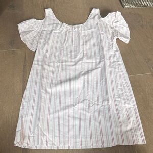 Madewell Red and White Striped Dress Size XS